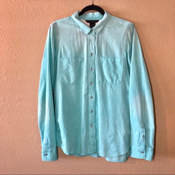 Calvin Klein Tops - ⚡️Calvin Klein 100% Cotton Work/Career Shirt, Sz L